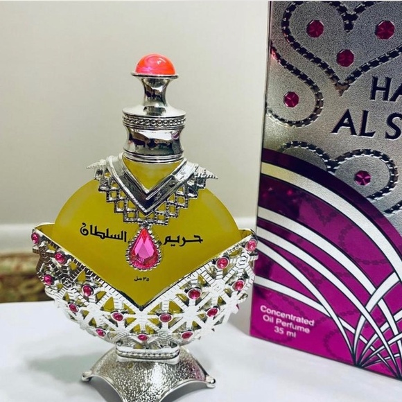 Hareem Al Sultan Silver Arabian Oil, Attar, Floral, Clean Beauty, NWT - Picture 3 of 4